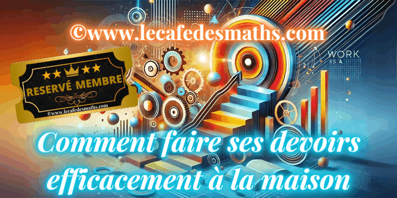 Teaser Comment faire ses devoirs efficacement à la maison