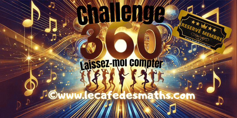 Teaser Challenge 360 Laissez moi compter