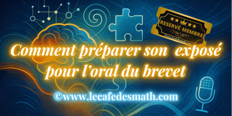 Teaser Comment préparer son exposé pour l’oral du brevet