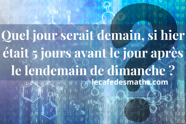 Énigme Janvier 2026