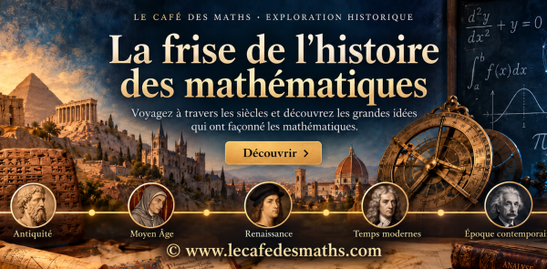 Frise historique des mathématiques